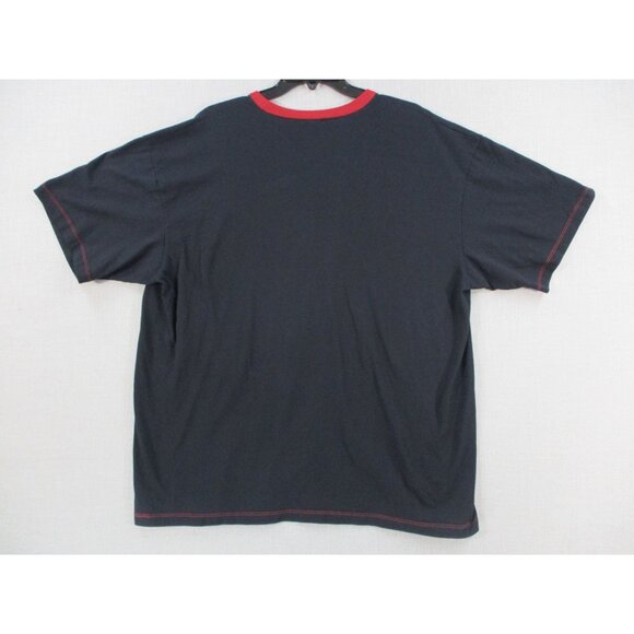 French Quarter New Orleans Graphic T Shirt With Red Ringer Collar XL - Picture 5 of 6